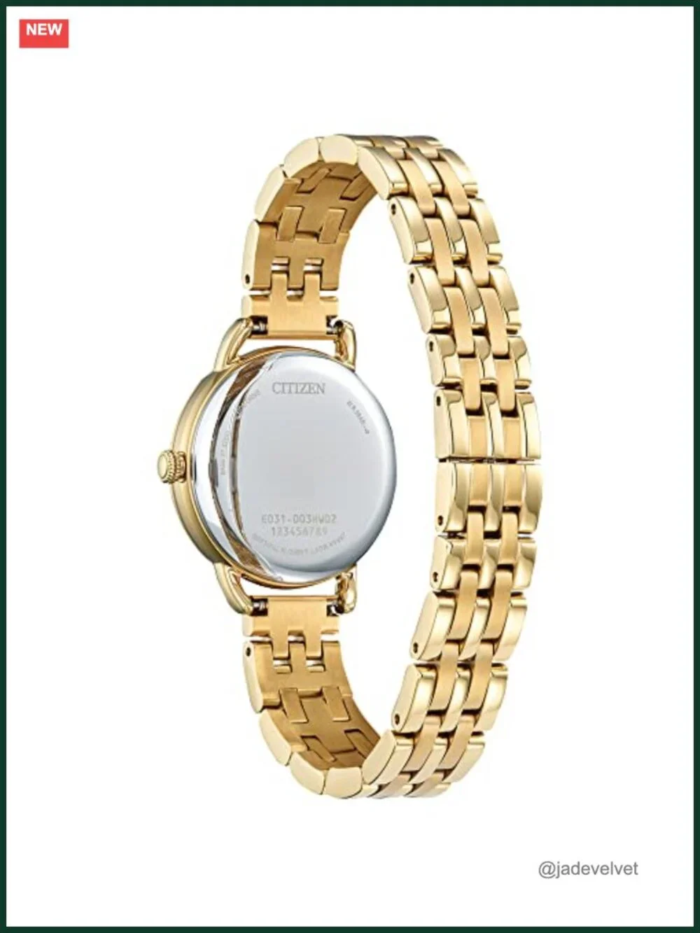 Citizen Eco-Drive Classic Coin-Edge Watch 3-Hand Gold-Tone Stainless Steel